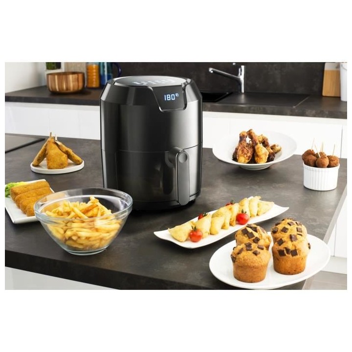 MOULINEX EZ401810 Easy Fry Deluxe Friteuse sans huile a air chaud 4,2L