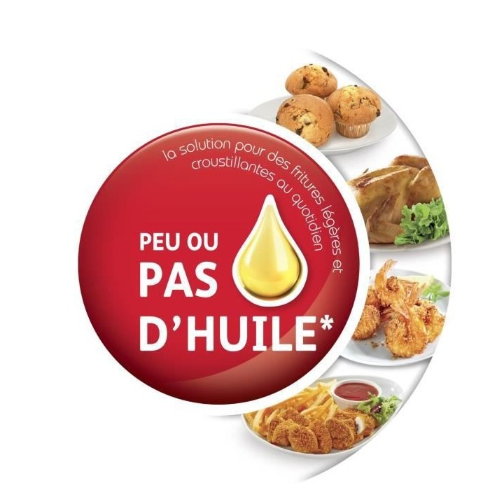 MOULINEX EZ401D10 Easy Fry Digital, Friteuse sans huile, Capacité XL