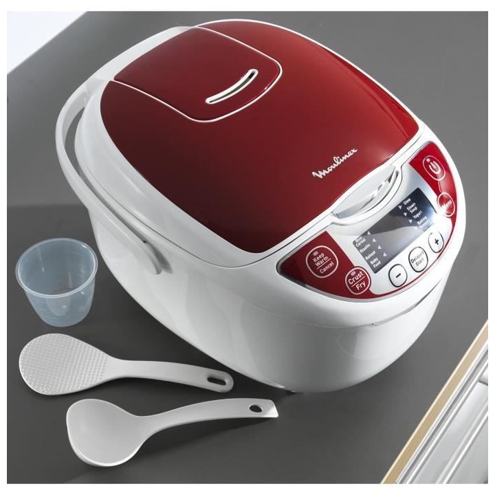 MOULINEX MK705111 Multicuiseur 12 en 1, 5 L, 12 programmes, Cuiseur ri
