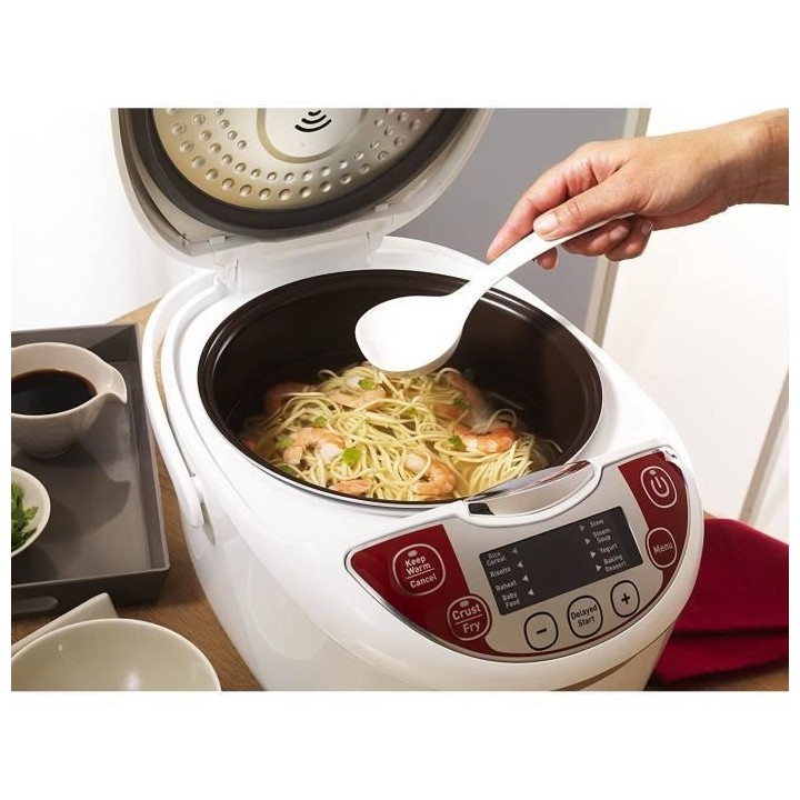 MOULINEX MK705111 Multicuiseur 12 en 1, 5 L, 12 programmes, Cuiseur ri