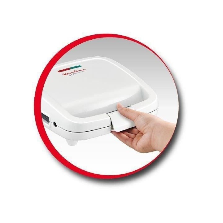 MOULINEX WJ70112 Gaufrier électrique Waffle Time - Blanc