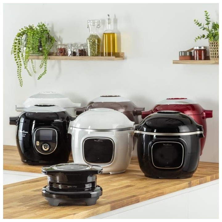MOULINEX EZ150800 Extra Crisp, Couvercle Cookeo, 4 programmes, 1 mode