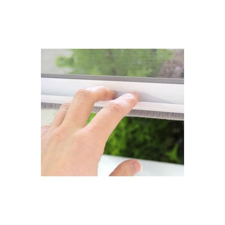MOUSTIKIT Moustiquaire enroulable en aluminium pour fenetre L100 x H16