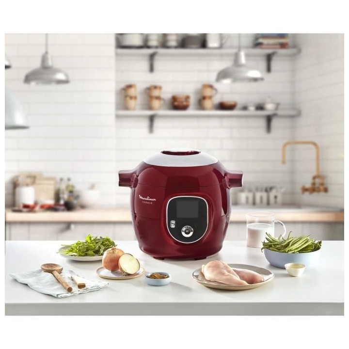 MOULINEX CE85B510 Multicuiseur intelligent COOKEO+ 6 L - 180 recet