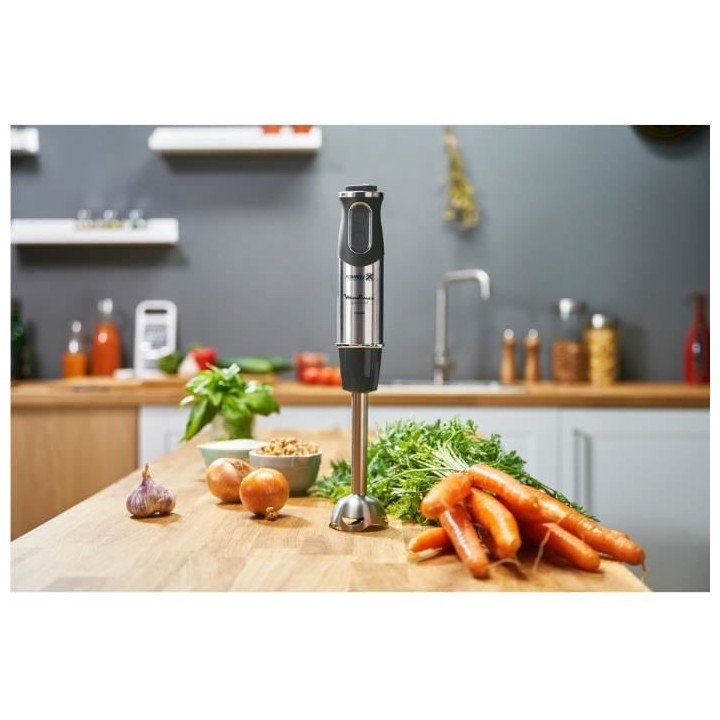 MOULINEX DD65H810 Mixeur Plongeant Quickchef 4 en 1 Mini Hachoir Batte