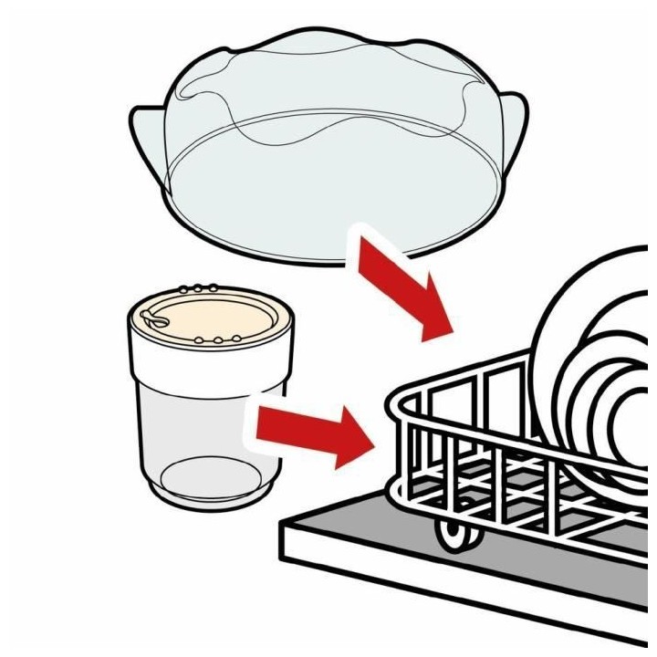 MOULINEX 7 Pots Verre + Couvercle Blanc - Yaourtieres Yogurta / Yogurt