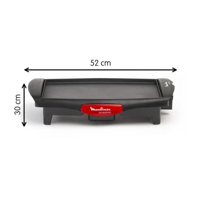 MOULINEX CB560811 Accessimo Barbecue électrique d'intérieur 1800 W,