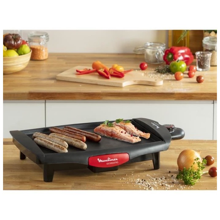 MOULINEX CB560811 Accessimo Barbecue électrique d'intérieur 1800 W,