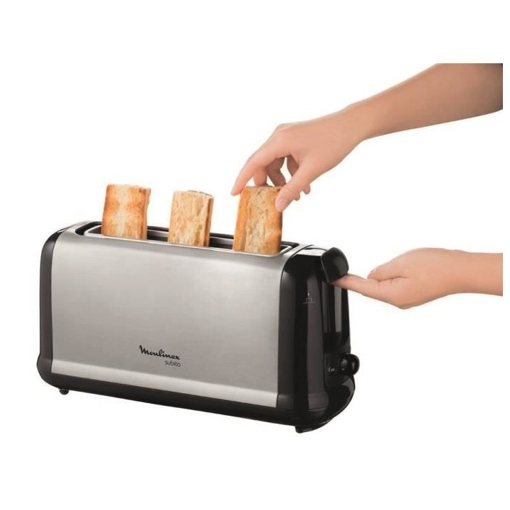 MOULINEX LS260800 Subito Grille-pain 1 longue fente, Toaster, Thermost