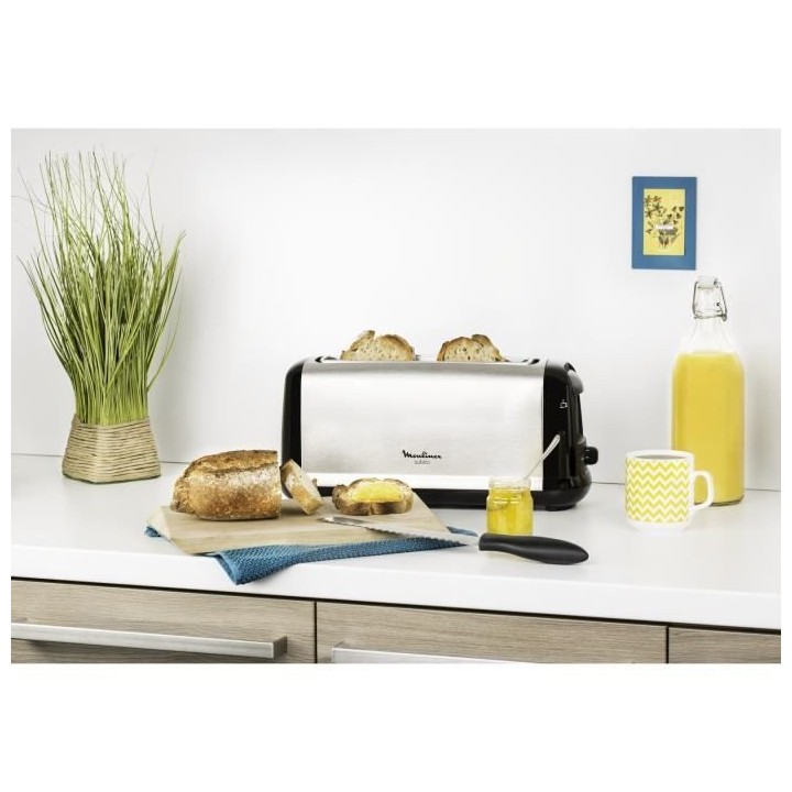 MOULINEX LS260800 Subito Grille-pain 1 longue fente, Toaster, Thermost