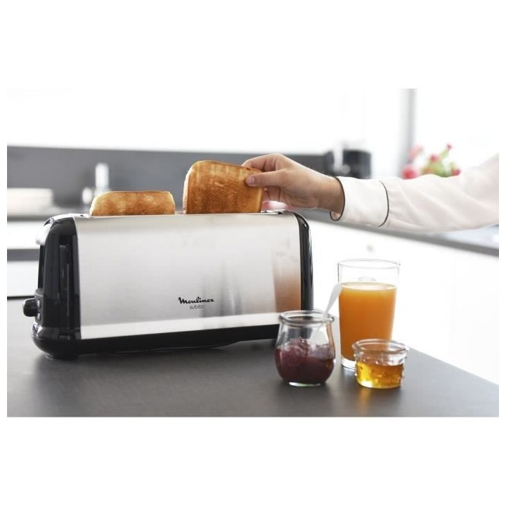 MOULINEX LS260800 Subito Grille-pain 1 longue fente, Toaster, Thermost
