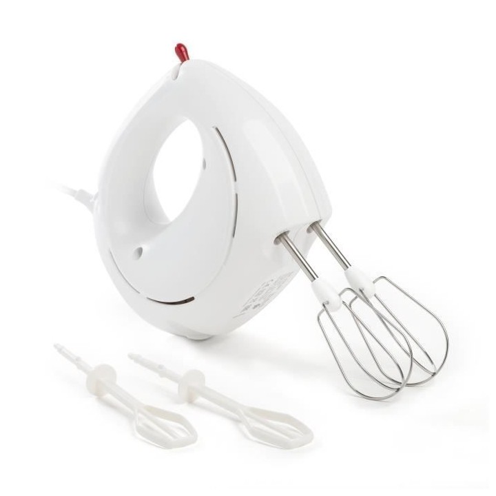 MOULINEX HM2501B1 Easy Max Batteur a main électrique, 2 jeux de fouet