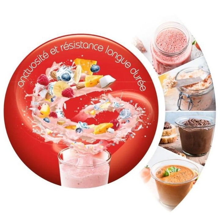 MOULINEX LM82AD10 Blender PerfectMix+, Smoothies et shakes, Haute vite