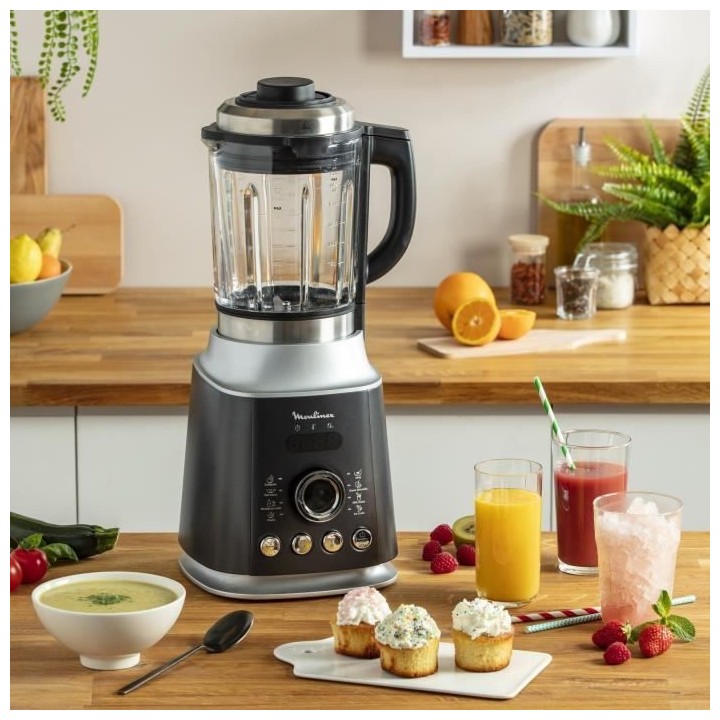 Blender chauffant Ultrablend cook MOULINEX LM962B10 Noir