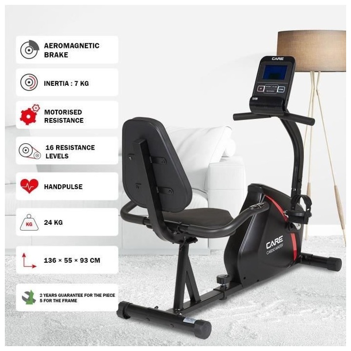 CARE Velo assis Cardio-Master 21 programmes CARE CONNECT