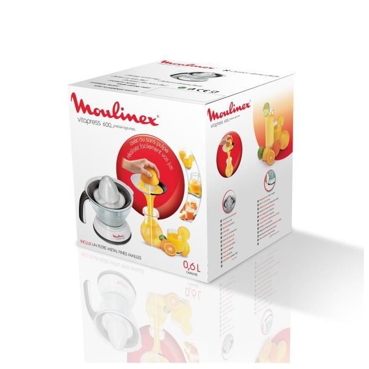 MOULINEX PC300B10 Presse-agrumes électrique Vitapress - Blanc