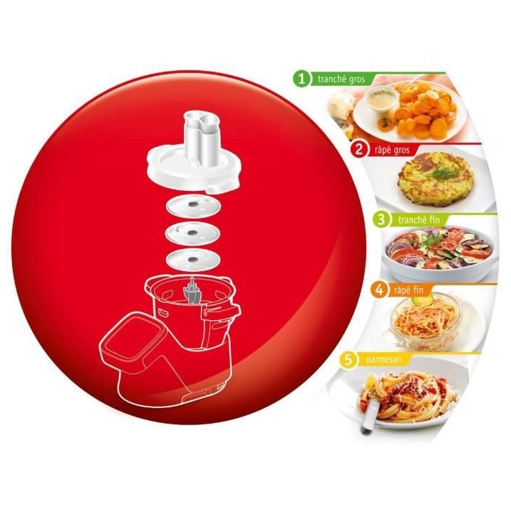 MOULINEX Découpe Légumes - Robot Cuiseur Companion - XF383110