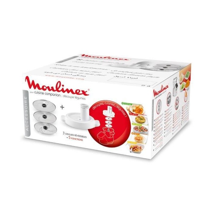 MOULINEX Découpe Légumes - Robot Cuiseur Companion - XF383110
