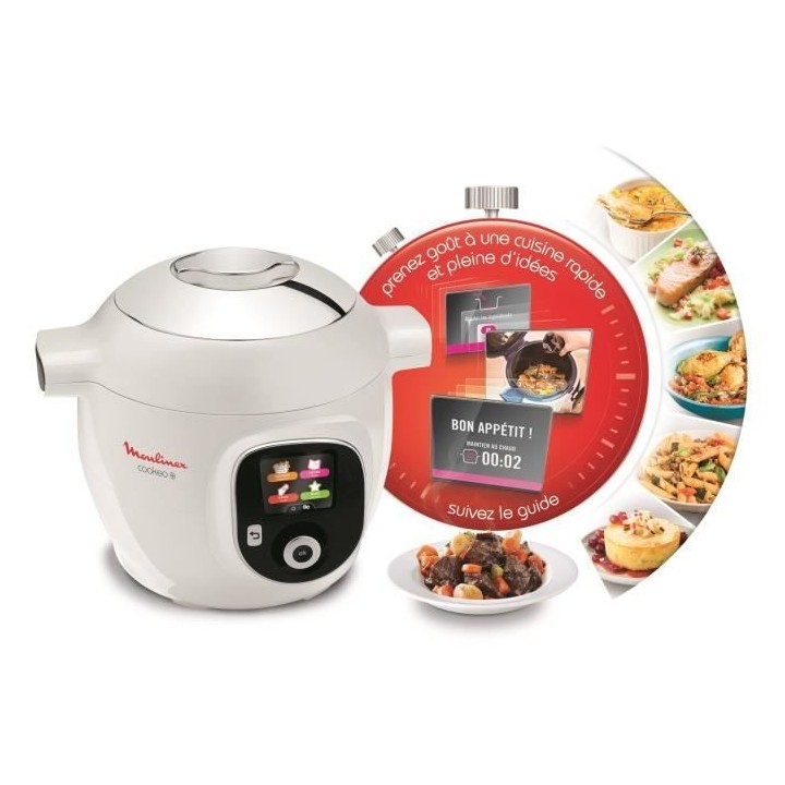 MOULINEX YY4405FB Cookeo+ Multicuiseur Intelligent, Jusqu'a 6 personne