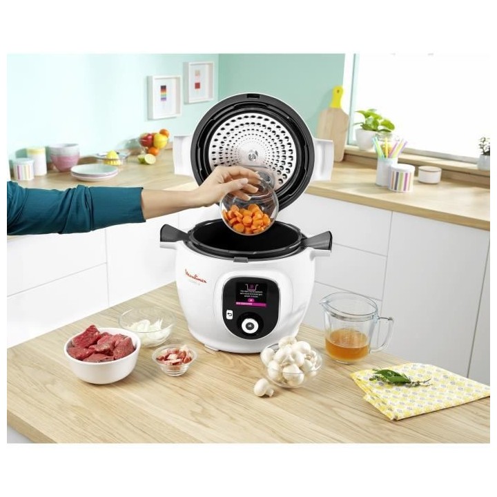 MOULINEX YY4405FB Cookeo+ Multicuiseur Intelligent, Jusqu'a 6 personne