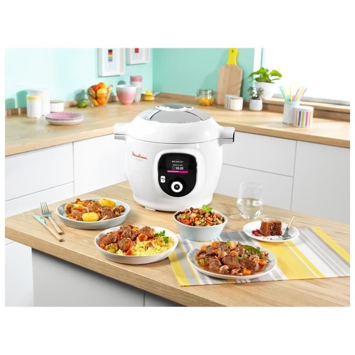 MOULINEX YY4405FB Cookeo+ Multicuiseur Intelligent, Jusqu'a 6 personne