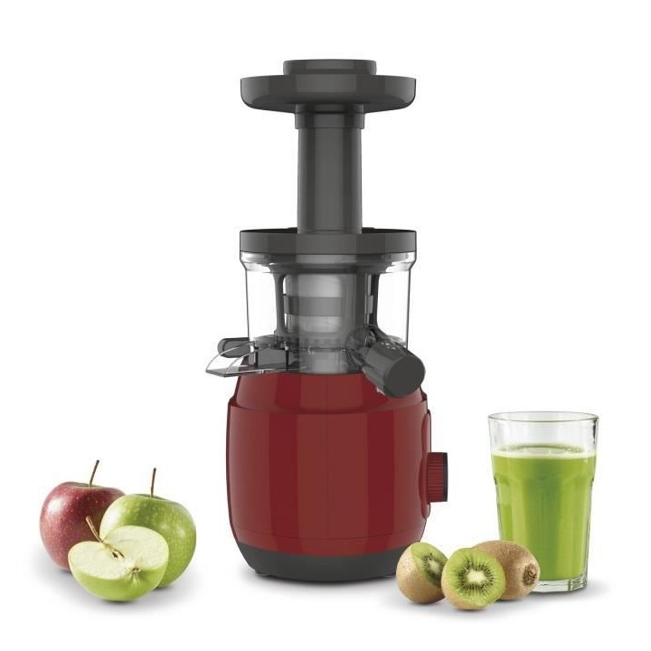 MOULINEX ZU150510 Juiceo Extracteur de jus, Pressage a froid, Vitesse