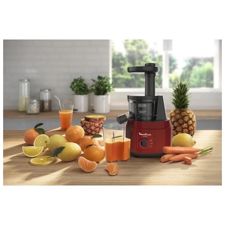 MOULINEX ZU150510 Juiceo Extracteur de jus, Pressage a froid, Vitesse