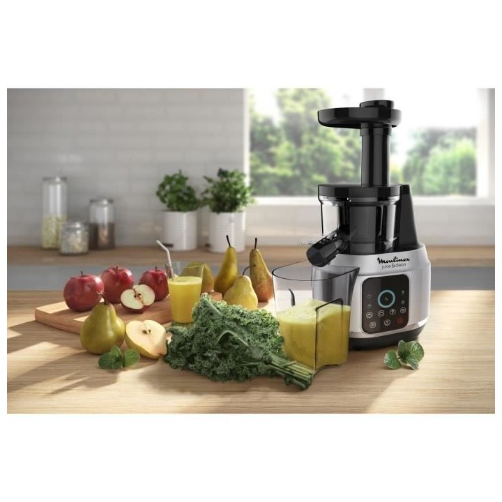 MOULINEX ZU420E10 Juice & Clean, Extracteur de jus, Technologie Easy C