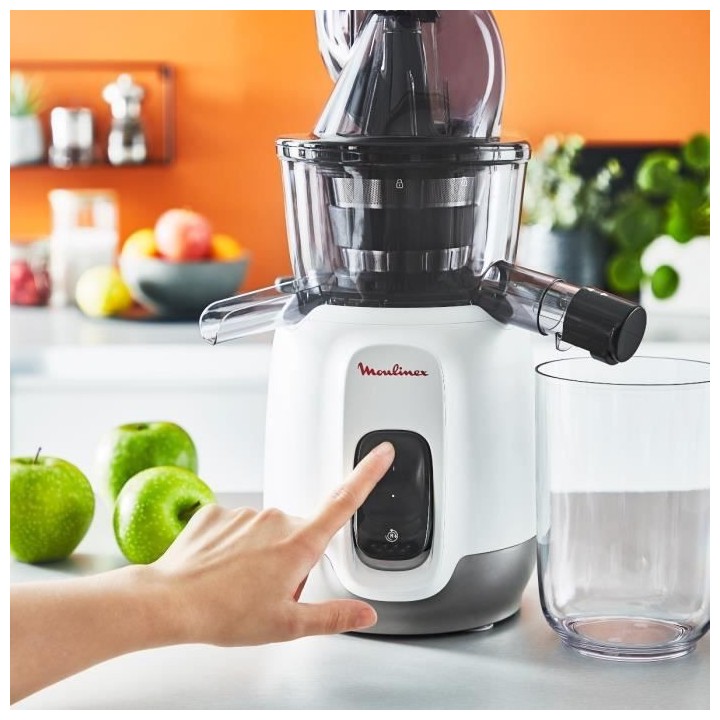 MOULINEX ZU600110 Ultra Juice Extracteur de Jus a Froid 2 Filtres Gour