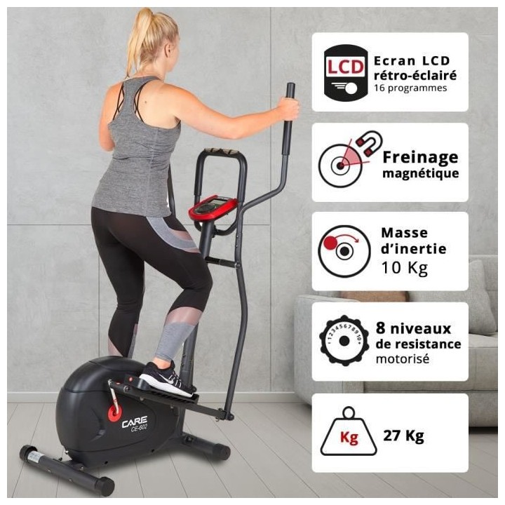 CARE Vélo Elliptique CE-602 16 programmes