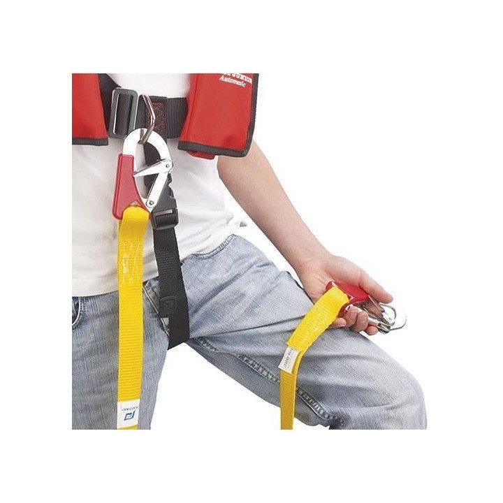 PLASTIMO Longe simple 2 mousquetons double sécurité enfant