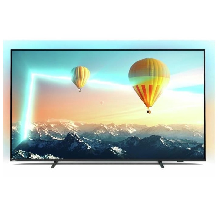 TV LED - PHILIPS 55PUS8007 - 55 (139cm) - UHD 4K - Ambilight 3 côtés