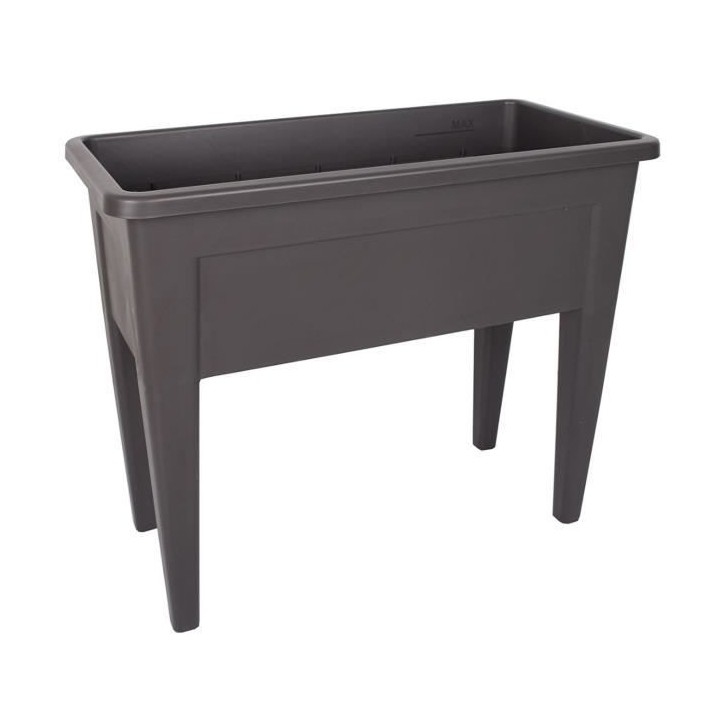 ARTEVASI Table de Culture Venezia - 39 x 80 x H 69 cm - Gris anthracit