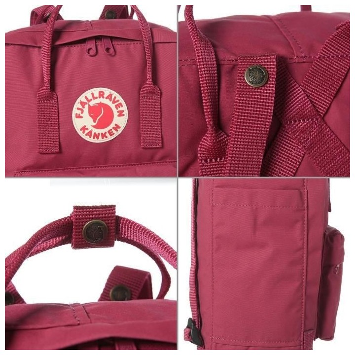 FJALLRAVEN Kanken F23510-420 Sac a Dos Rouge Mixte