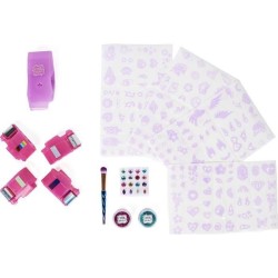 COOL MAKER - Shimmer Me Body Art - 6061176 - Machine a Taoutages pour enfants - 180 motifs Avec Couleurs Strass et Pailettes