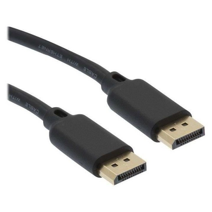 APM Cordon Displayport 1,1 - Mâle/Mâle - Noir - 1,5m