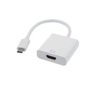 APM Adaptateur USB 3.1 Type-C/HDMI - Mâle/Femelle - Blanc
