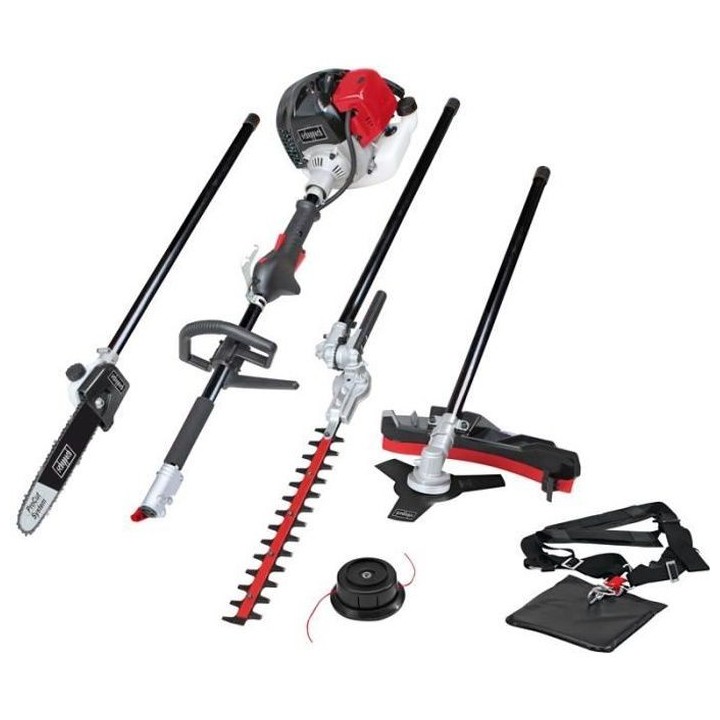 Débroussailleuse thermique 4 en 1 SCHEPPACH 52CC (débrousailleuse,