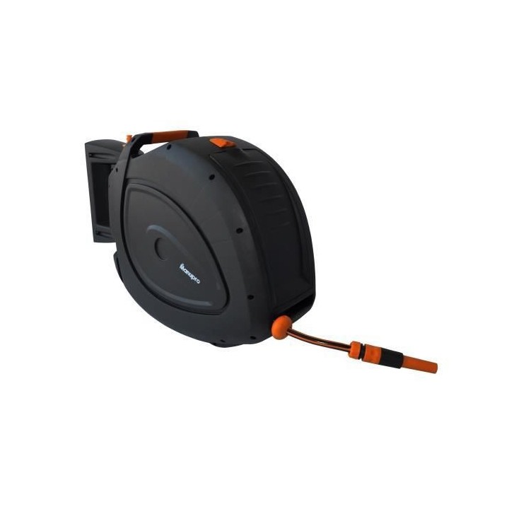 Dévidoir automatique mural MANUPRO - Avec tuyau d'arrosage 35 m - Dia