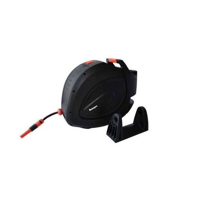 Dévidoir automatique mural MANUPRO - Avec tuyau d'arrosage 35 m - Dia