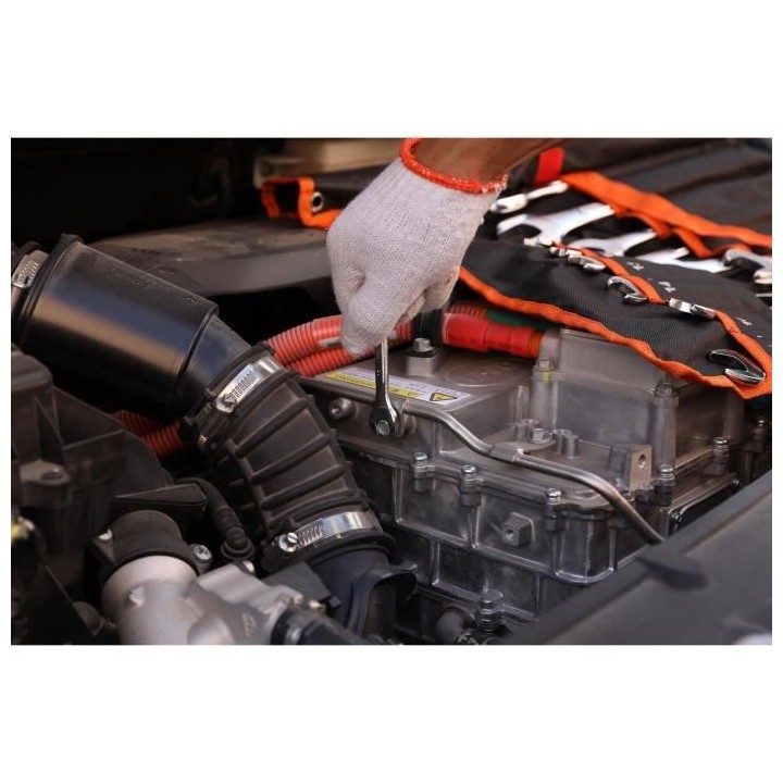 Jeu de 25 clés mixtes de serrage MANUPRO - En acier, chromées - a te