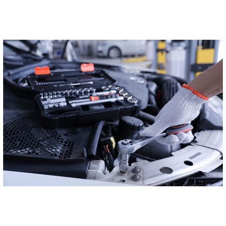 Coffret Douilles - Cliquet et Embouts MANUPRO - 53 outils et accessoir