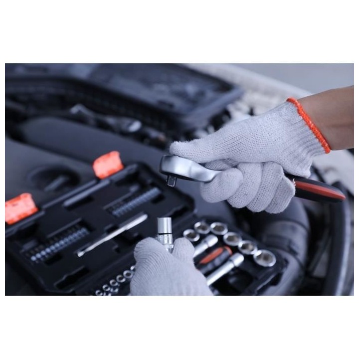 Coffret Douilles - Cliquet et Embouts MANUPRO - 53 outils et accessoir