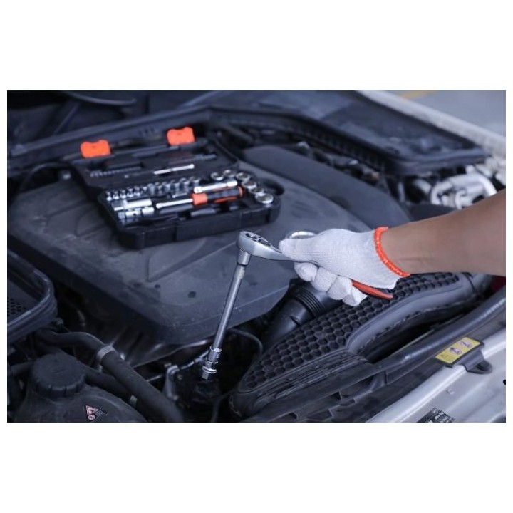 Coffret Douilles - Cliquet et Embouts MANUPRO - 53 outils et accessoir