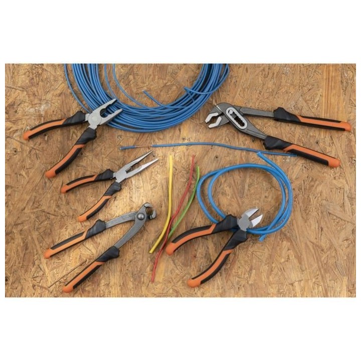 Set de 5 pinces en acier inoxydable MANUPRO