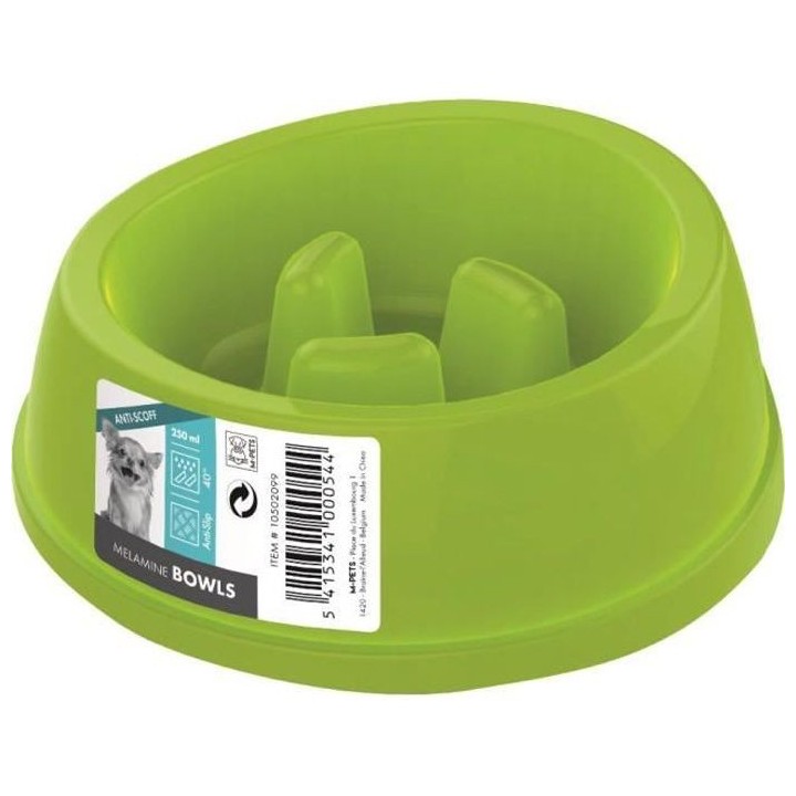 MPETS Gamelle en plastique simple MELAMINE BOWL - Pour chien - 250ml -