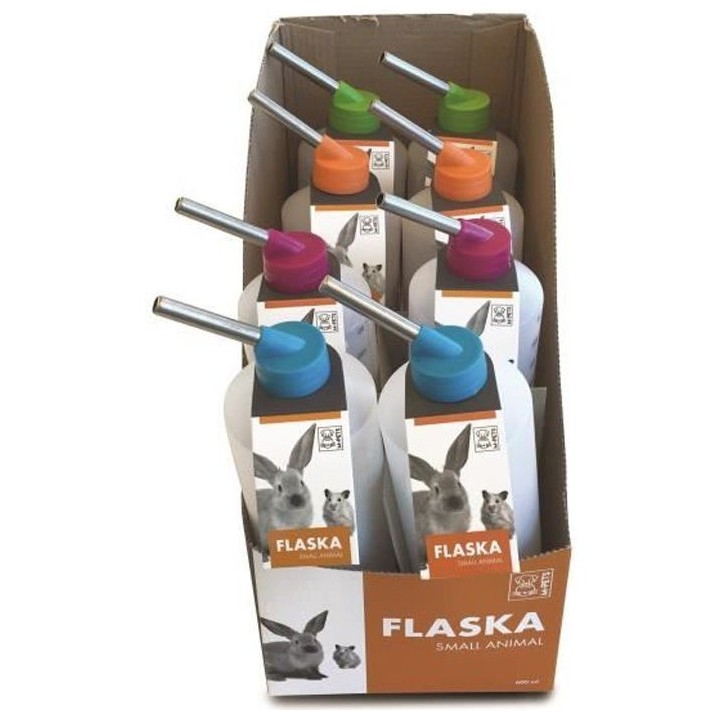 MPETS Biberon Flaska - Pour rongeur - 600ml - Divers coloris