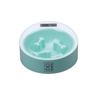 Gamelle ronde intelligente YUMI Anti-gloutons – Vert – Pour chien