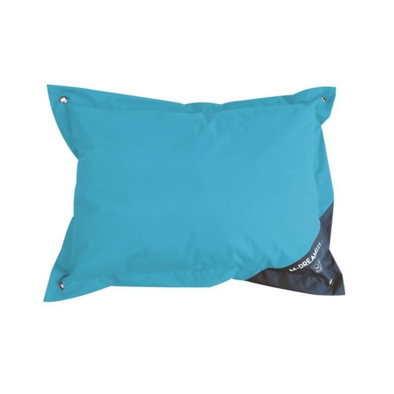 MPETS Coussin d'extérieur Natuna 120 cm - Taille L - Turquoise et gris - Pour chien