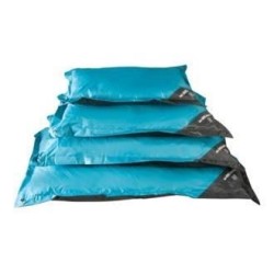 MPETS Coussin d'extérieur Natuna 120 cm - Taille L - Turquoise et gris - Pour chien